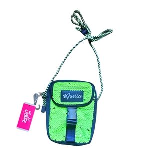 Justice Girl's Crossbody Bag with Braided Strap